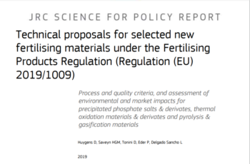 STRUBIAS: Technical proposals for selected new fertilising materials under the Fertilising Products Regulation (Regulation (EU) 2019/1009)