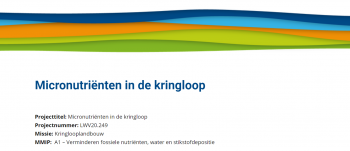 Micronutrienten in de Kringloop